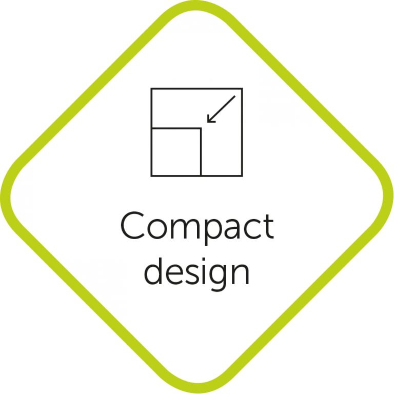 Compact footprint